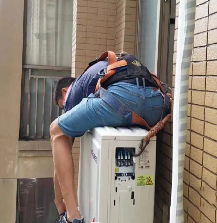 登封空调移机